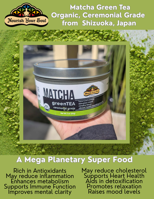 Pure Organic Ceremonial Grade Green Matcha Tea